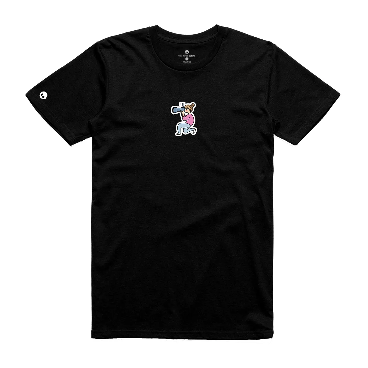 Female Photographer – Doodle – UNISEX T-SHIRT