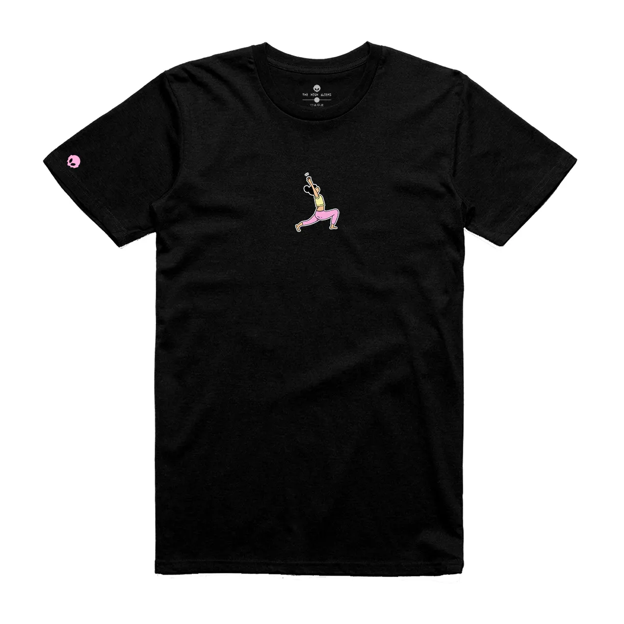 Yoga – Virabhadrasana – Doodle – UNISEX T-SHIRT