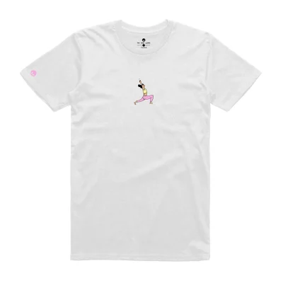 Yoga – Virabhadrasana – Doodle – UNISEX T-SHIRT