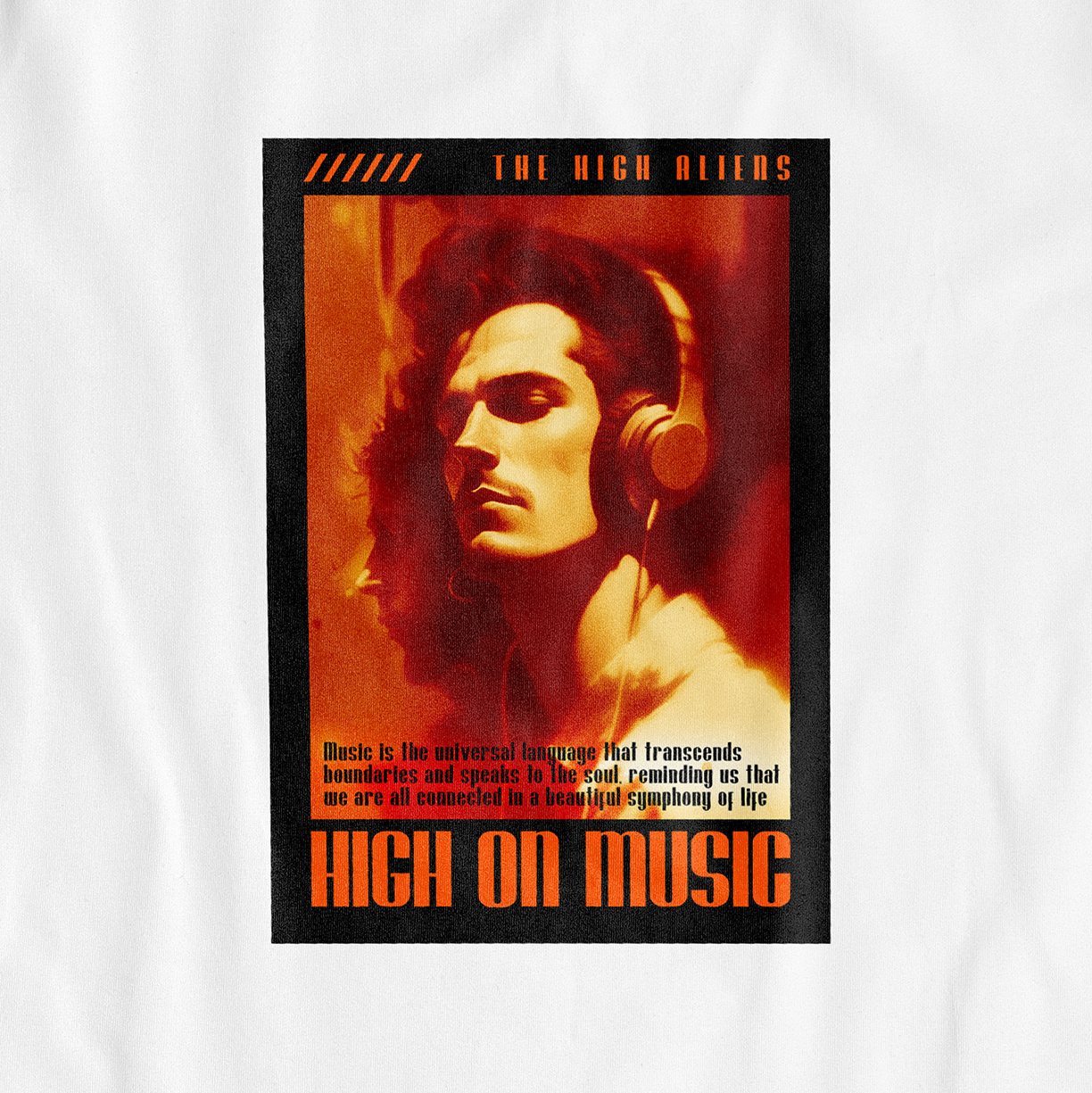 High On Music – UNISEX T-SHIRT