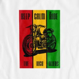 Keep Calm and Ride – UNISEX T-SHIRT