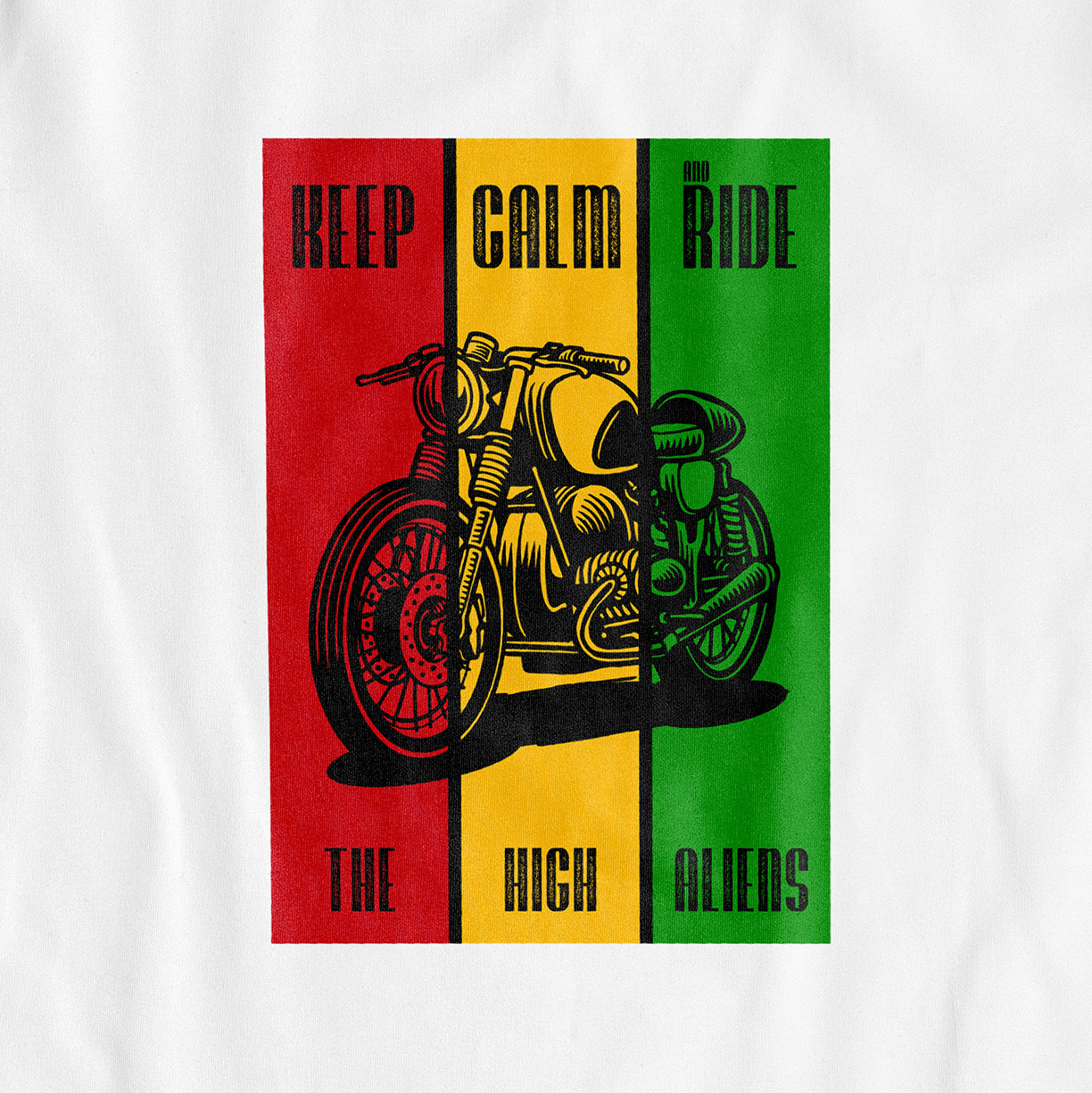 Keep Calm and Ride – UNISEX T-SHIRT