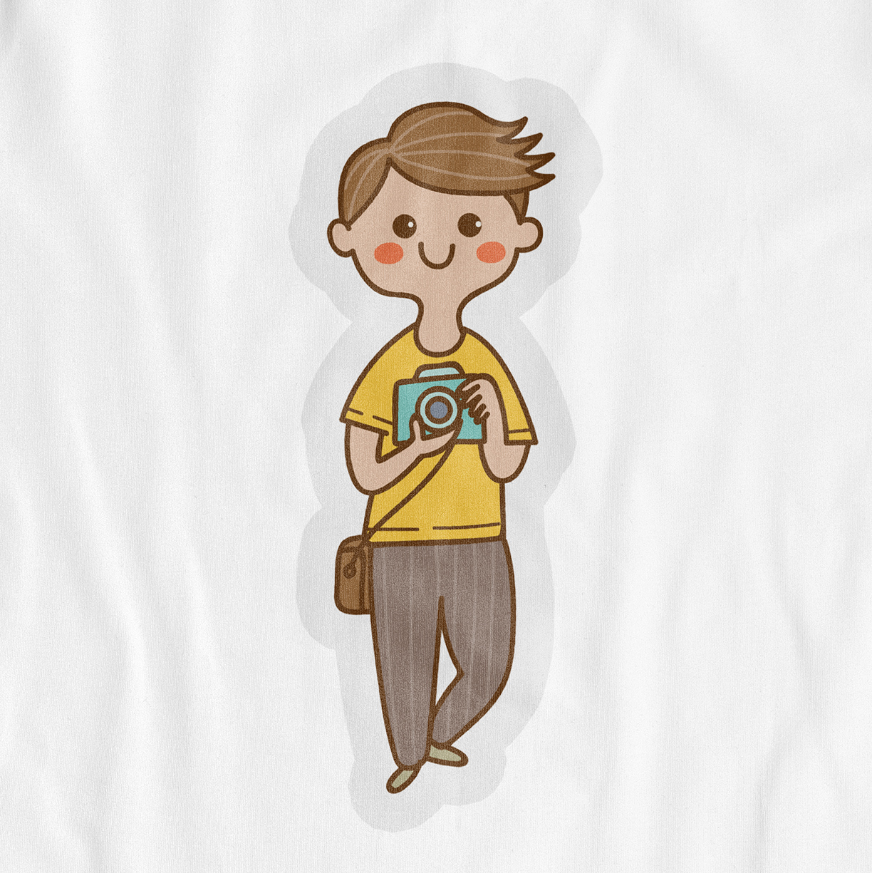 Male Photographer – Doodle – UNISEX T-SHIRT