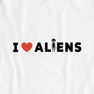 I Love Aliens – UNISEX T-SHIRT