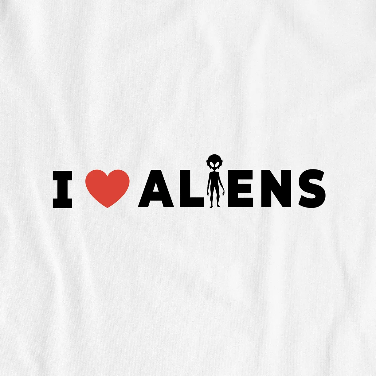 I Love Aliens – UNISEX T-SHIRT