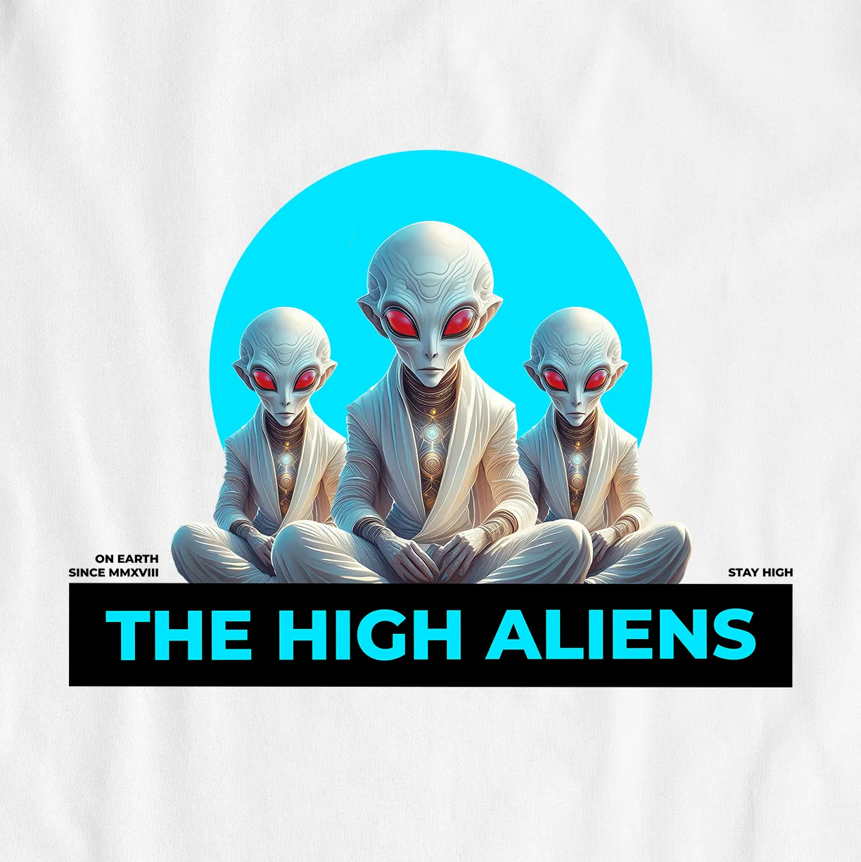 The White Aliens – UNISEX T-SHIRT