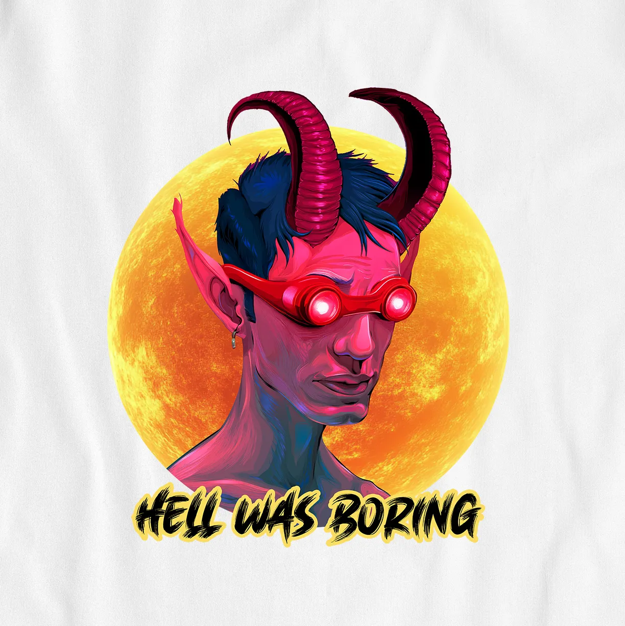 Hell Was Boring – UNISEX T-SHIRT